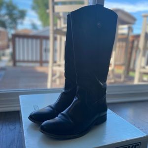 Frye Melissa Button Boots - Black